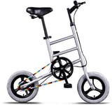 Vélo Route Adulte Enfant Pratique Ultra-léger Loisirs vélos Convient for la Ville Se Rendre au Travail des vélos électriques for Les Adultes JIAJIAFUDR (Color : White 1)