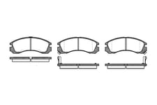 Bromsbelägg Remsa - Mitsubishi - Outlander, L-200, Lancer, Pajero, Galant, Eclipse, 3000 gt, Sigma, Space gear. Citroen - C-crosser. Peugeot - 4007