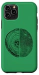 Coque pour iPhone 11 Pro Anneaux d'arbre et empreintes de doigts