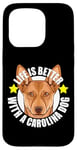 Coque pour iPhone 15 Pro Life Is Better With a Carolina Dog Cute Puppy Lover