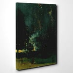 Big Box Art James McNeill Whistler The Falling Rocket Canvas Wall Art Print Ready to Hang Picture, 30 x 20 Inch (76 x 50 cm), Multi-Coloured