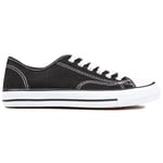 Falcon Womens Leanne Trainers - Black Canvas - Size UK 4