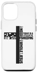 iPhone 12/12 Pro Saltwater Aquarium Cross Faith Christian Jesus All I Need Case