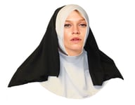 Adults Nuns Habit Headpiece & Collar Religious Fancy Dress Costume Accessory