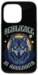 Coque pour iPhone 13 Pro Resilience In Adversity Citation Spirit Animal Wolf Pack