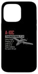 Coque pour iPhone 14 Pro Max Avion américain A-10C Thunderbolt II