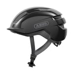 ABUS Casque de vélo PURL-Y - adapté aux trajets en VAE et Speed Bikes - casque de protection stylé NTA adapté aux trajets en adultes et adolescents - Noir, taille M