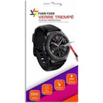 Film vitre pour montre Samsung Galaxy Watch Active 2 40mm 1.2", Lot de 2 Verre trempé de Protection Transparent - Marque Yuan Yuan