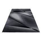 Ayyildiz Tapis Moderne en polypropylène Style Abstrait Marron, Noir, 80 x 150