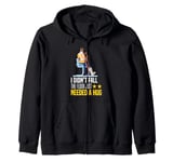 Broken Bones And Witty Puns Collection Zip Hoodie