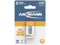 Ansmann 1311-0029 Uppladdningsbart Aaa-Batteri Nimh 800 Mah 1,2 V 2 St