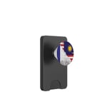 Drapeaux France et Malaisie - Français Malaisien PopSockets PopWallet pour MagSafe