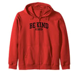 Be Kind Stop Bullying Kindness Matters Orange Unity Day Zip Hoodie