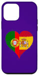 iPhone 12 mini Small Spain Portugal Flag For Proud Portuguese Spanish Case