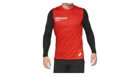 Maillot sans manches  100  r core concept jersey rouge