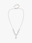 Susan Caplan Pre-Loved Givenchy Swarovski Crystals Pendant Necklace, Silver