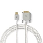 Nedis HDMI (Male) - DVI-D 24+1-Pin (Male) Kabel, 2m