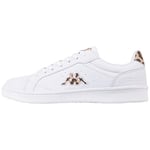 Kappa Mixte Asuka Unisexe Chaussure de Course sur Route, 1077 White Leo, 36 EU