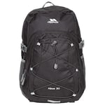 Trespass Albus Backpack/Rucksack - Black, 30 Litres With Waterproof Cover