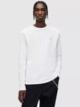 AllSaints Brace Long Sleeve Crew Neck Jersey Top