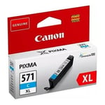 Canon 0332C001, Cartouche Cli 571C XL, Cyan, pour Impressions Lumineux