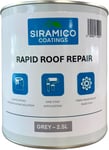 Siramico | Rapid Roof Repair Paint Grey 2.5 L Instant Waterproofing | No Primer