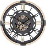 Atmosphera Créateur D'intérieur - Grand horloge murale avec mécanisme visible kent, ø 80 cm