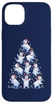 Coque pour iPhone 14 Plus Ours polaire Arbre de Noël Drôle Ours de glace Vacances