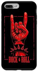 iPhone 7 Plus/8 Plus Rock Roll Music Hand Sign In Red Black Cover Cool Phone Case