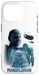 Coque pour iPhone 16 Pro Star Wars The Mandalorian Grogu Moff Gideon Collage