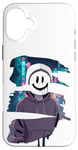 Coque pour iPhone 16 Plus Anime Urban Futurist Drip