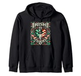 Proud Irish Roots in America Zip Hoodie