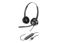 Poly EncorePro 310 - EncorePro 300 series - micro-casque - sur-oreille - filaire - USB-A - noir