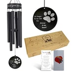 Astarin Carillon éolien commémoratif pour animal de compagnie, 76,2 cm, carillon éolien de condoléances pour chien, cadeau commémoratif pour quelqu'un qui perd son animal de compagnie, cadeau de deuil