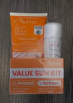 Eau Thermale Avene Value Sun Kit Protect & Refresh Brand New & Sealed