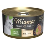 Miamor Feine Filets in Sauce 24 x 85 g  - tonnikala & vihannekset