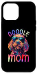 Coque pour iPhone 13 Pro Max Labradoodle Mom Color Pop Art Doodle Mom Femme Labradoodle