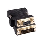 Adaptateur DVI Femelle (DVI-I Dual Link 24+5) / VGA Male (SUB 15)