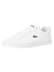 LacosteLerond Pro BL 123 1 CMA Canvas Trainers - White/White