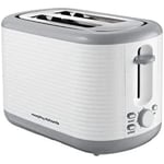 Morphy Richards Arc 2-Slice Toaster - White - 2 Slot - Plastic - Variable Browning Control - 228399