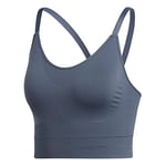 adidas Seamless Bra Sports Bra - Legacy Blue, X-Small