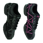 Capezio Ds19 Web Sneaker - Black Patent Or Pink