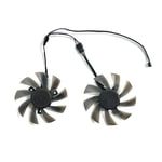 ventilateur de refroidissement de carte graphique double,85mm FDC10H12S9-C 4 broches,pour carte graphique Geforce GTX 1070 Ti 1070 1060 1080 GTX1060,2 pièces - Type Double ball fan