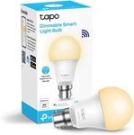 Tapo Wifi Smart Bulb, B22 Smart Light Bulb, 8.7W, Energy Saving, Works with Amaz