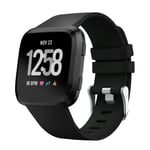 Fitbit Versa/Versa 2 Armband i silikon, Svart