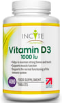 Vitamin D3 4000 Iu - Vitamin D Tablets - 1 Year Supply Tablets - Vegetarian - Vi