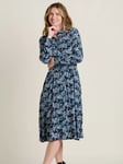 Brakeburn Jasmine Floral Shirt Dress, Blue