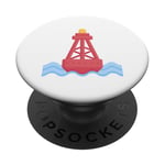 Bouée nautique amusante pour les plaisanciers – Capitaines de bateau PopSockets PopGrip Adhésif