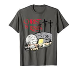 Christ Is Risen Empty Tomb Cross Jesus Risen Easter Men T-Shirt