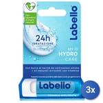 3x Labello Lip Balm Hydro Care 85090